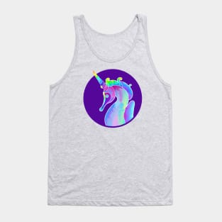 Unicorn Seahorse Artwork Tank Top